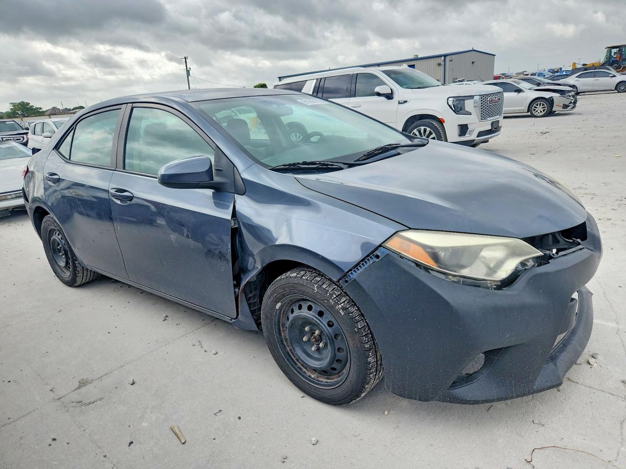 2015 Toyota Corolla Le Gray vin: 5YFBURHE9FP360593