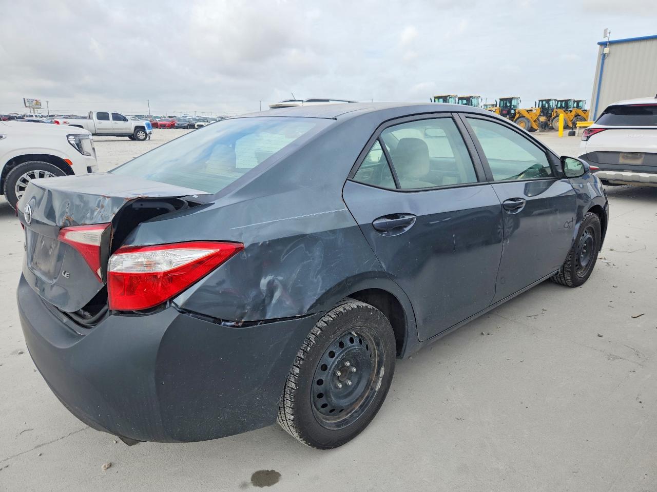 2015 Toyota Corolla Le Gray vin: 5YFBURHE9FP360593