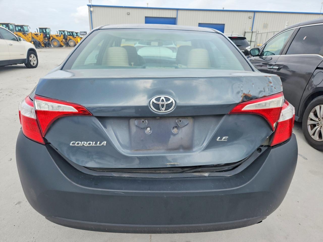 2015 Toyota Corolla Le Gray vin: 5YFBURHE9FP360593