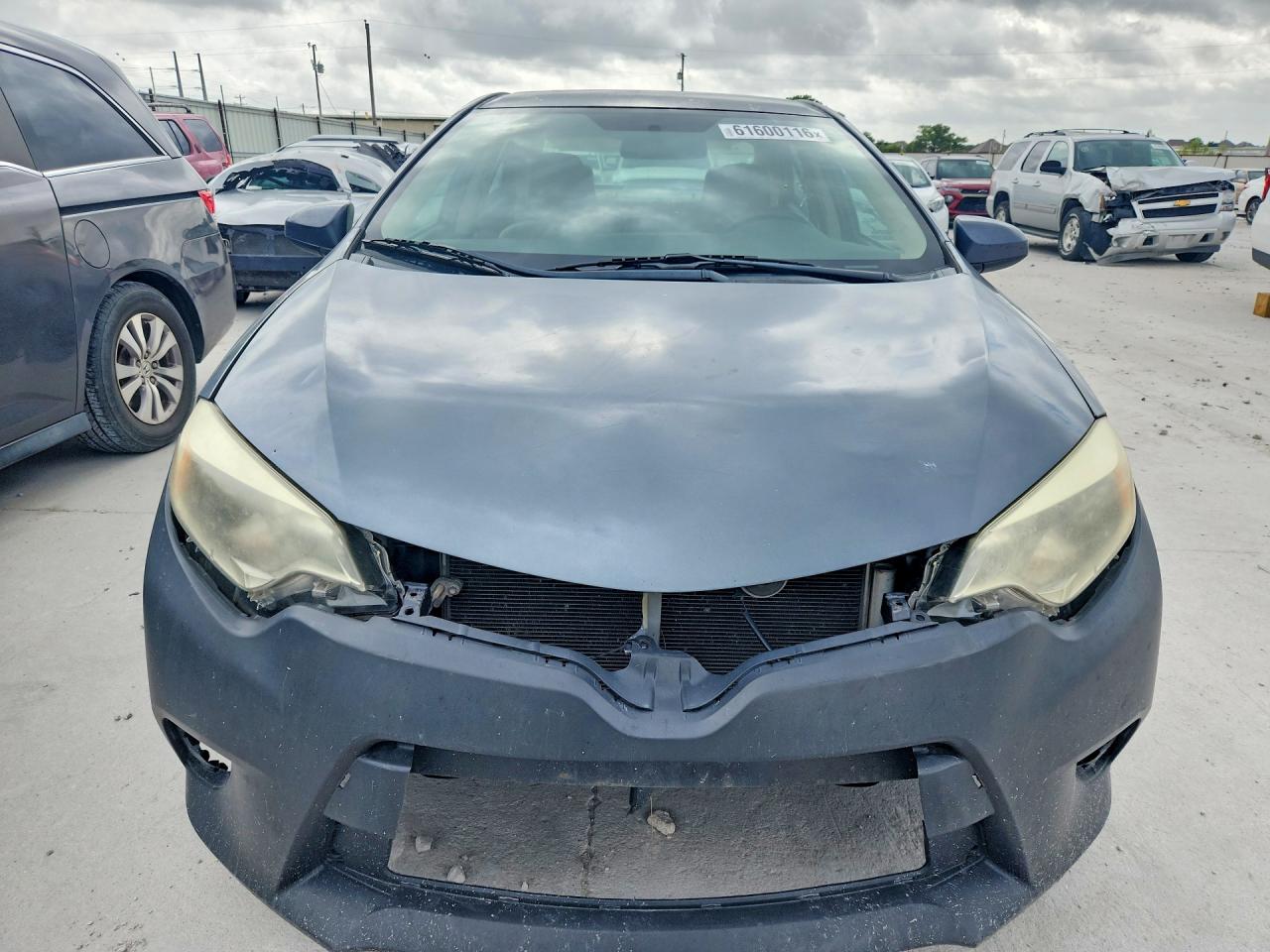 2015 Toyota Corolla Le Gray vin: 5YFBURHE9FP360593