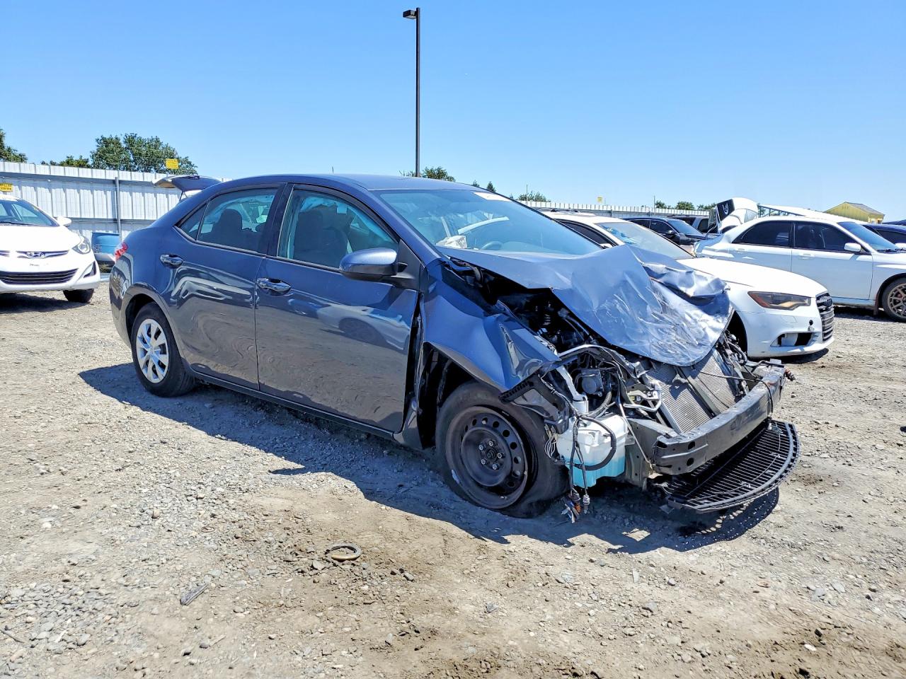 2015 Toyota Corolla L Charcoal vin: 5YFBURHE9FP362215