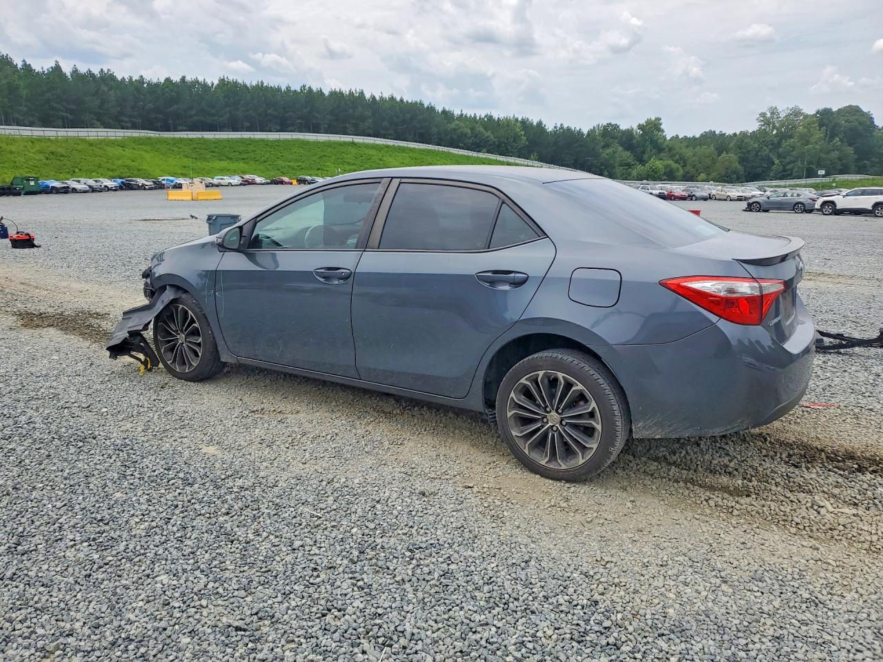 2015 Toyota Corolla S Plus Blue vin: 5YFBURHE9FP362814