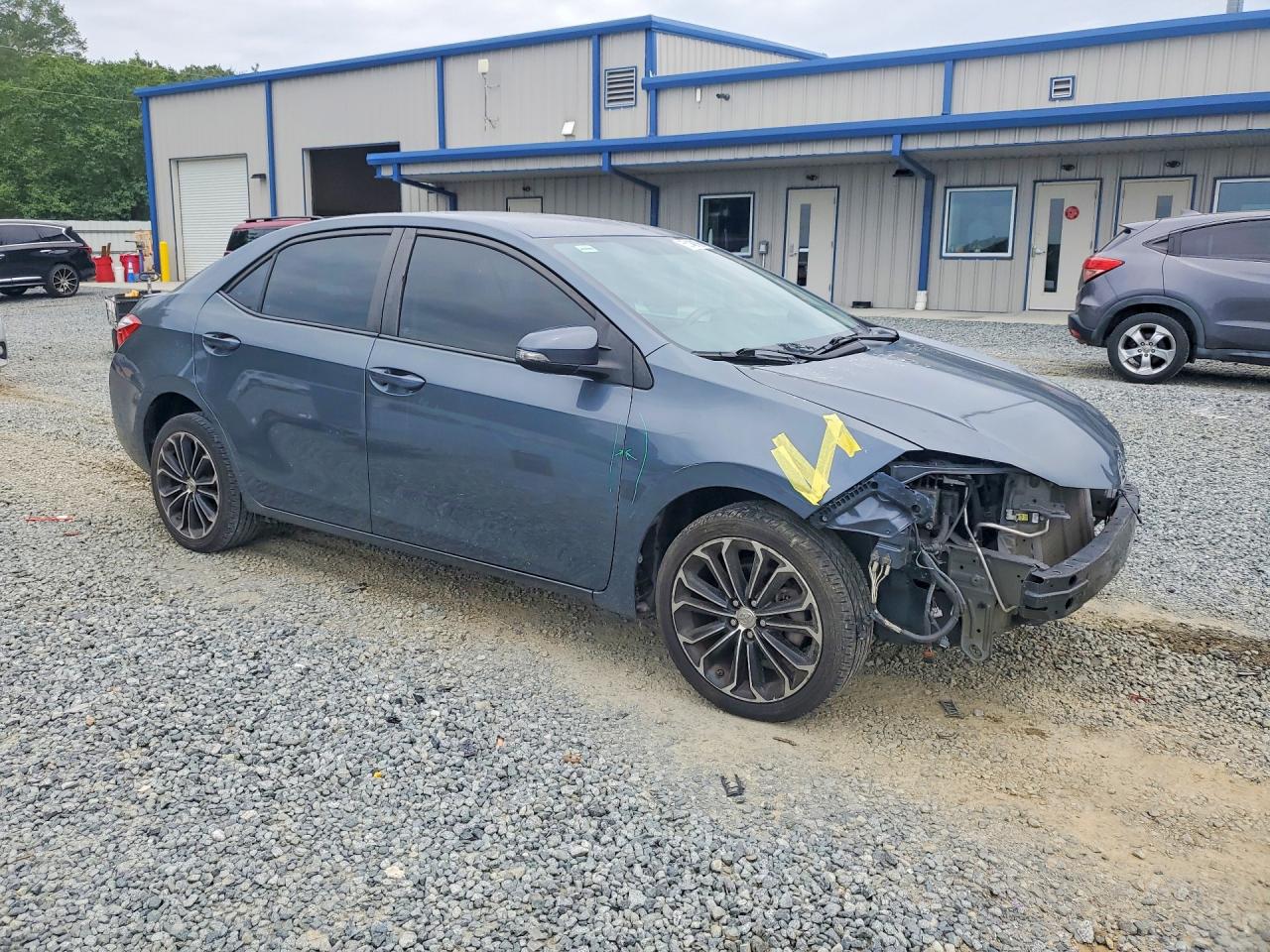 2015 Toyota Corolla S Plus Blue vin: 5YFBURHE9FP362814