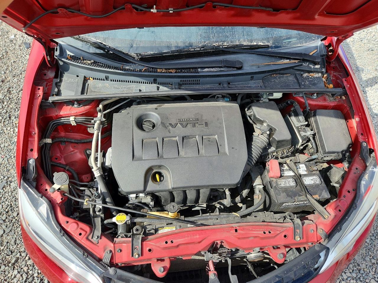 2016 Toyota Corolla S Plus Red vin: 5YFBURHE9GP505293