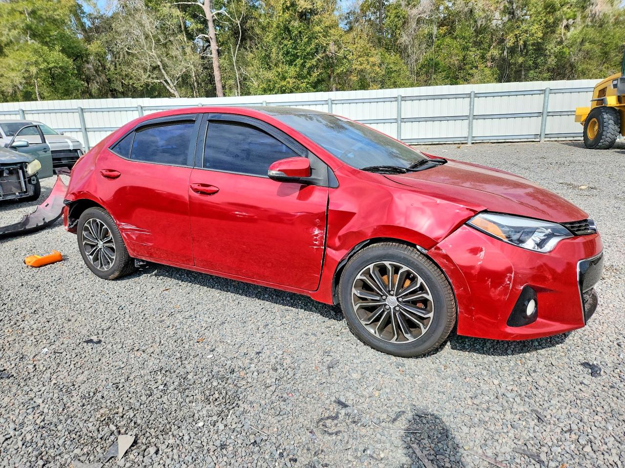 2016 Toyota Corolla S Plus Red vin: 5YFBURHE9GP505293