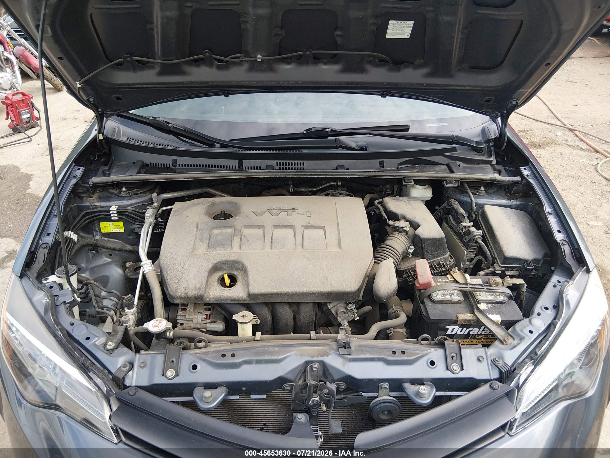 2019 Toyota Corolla Le Blue vin: 5YFBURHE9KP914015