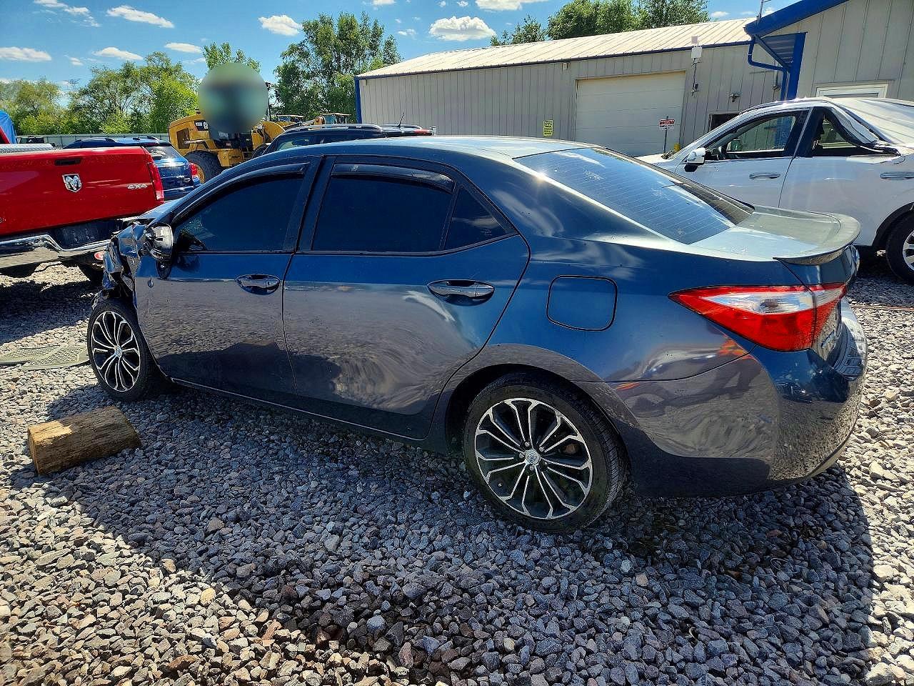 2014 Toyota Corolla S Plus Gray vin: 5YFBURHEXEP005334