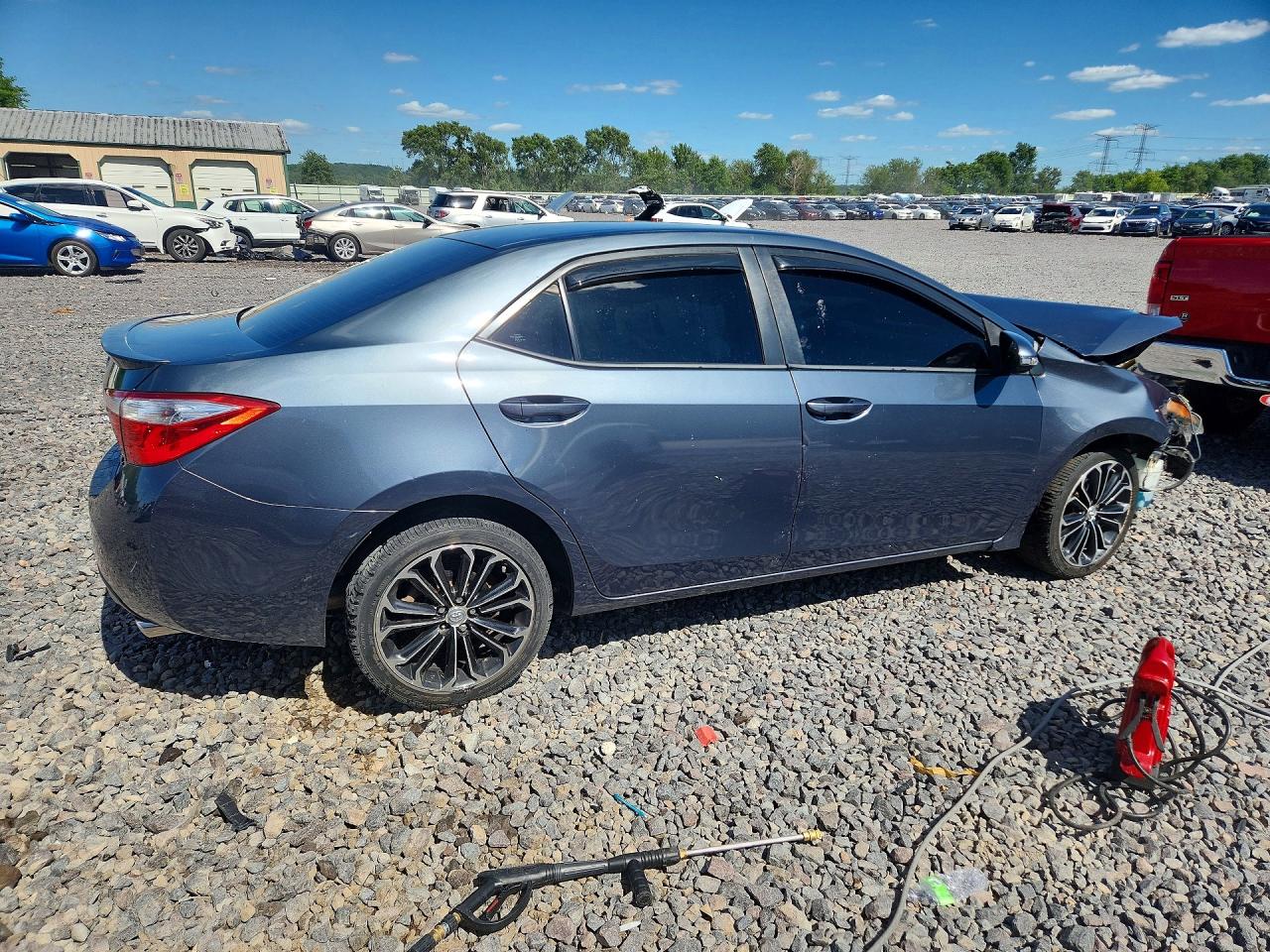 2014 Toyota Corolla S Plus Gray vin: 5YFBURHEXEP005334