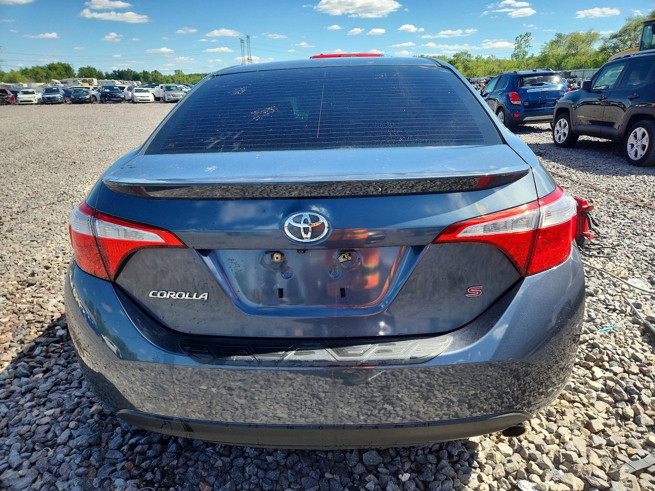 2014 Toyota Corolla S Plus Gray vin: 5YFBURHEXEP005334