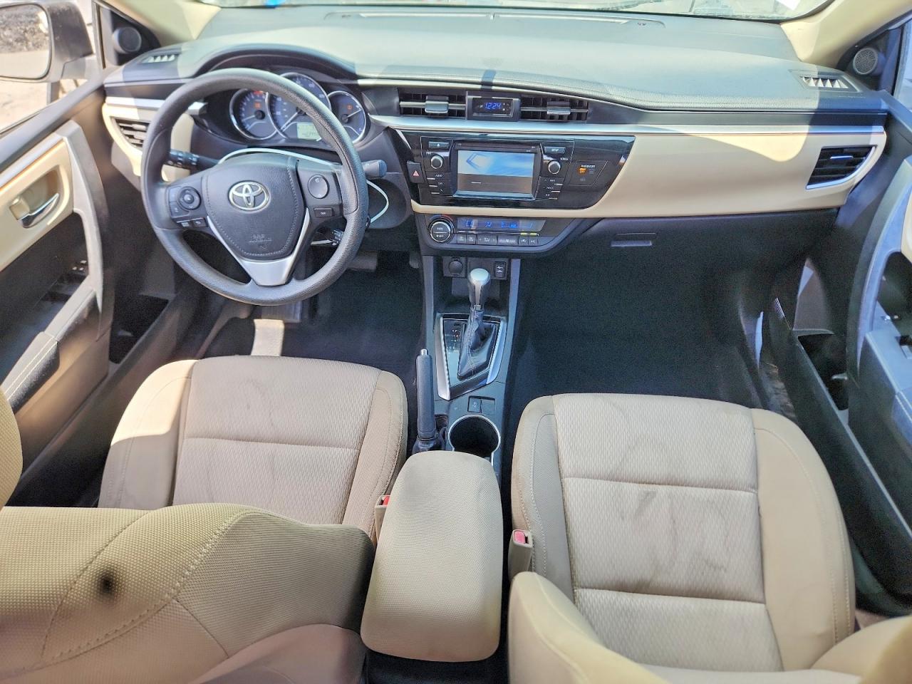 2014 Toyota Corolla Le Plus White vin: 5YFBURHEXEP013370
