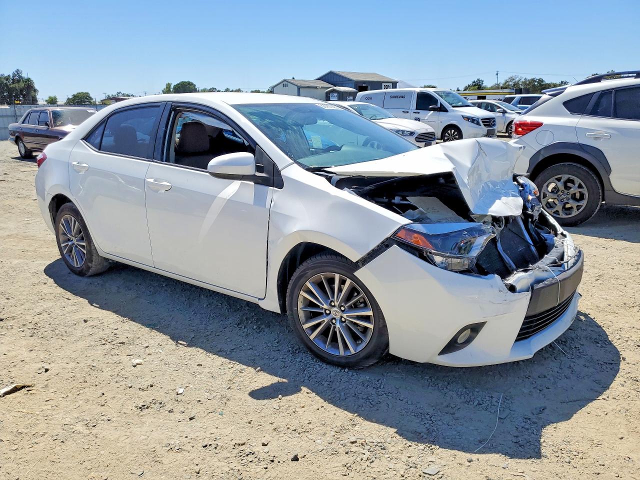 2014 Toyota Corolla Le Plus Белый vin: 5YFBURHEXEP023333
