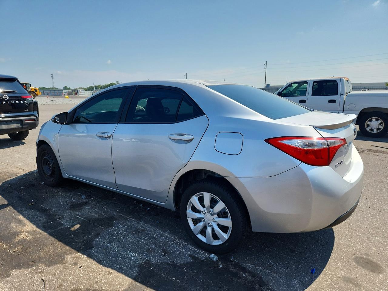 2014 Toyota Corolla S Silver vin: 5YFBURHEXEP027902