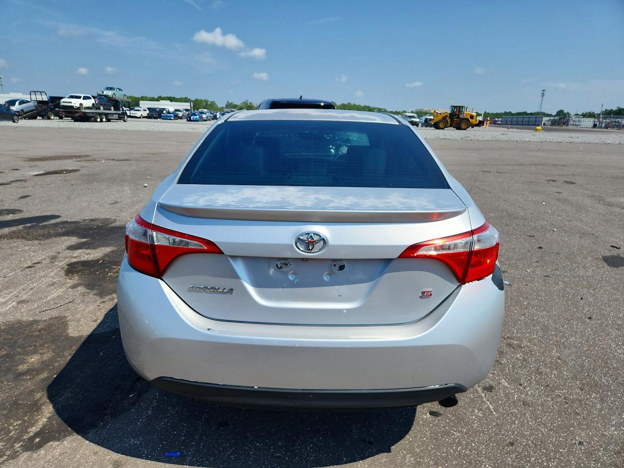 2014 Toyota Corolla S Silver vin: 5YFBURHEXEP027902