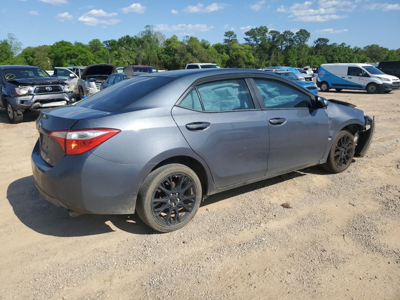 2014 Toyota Corolla Blue vin: 5YFBURHEXEP030332