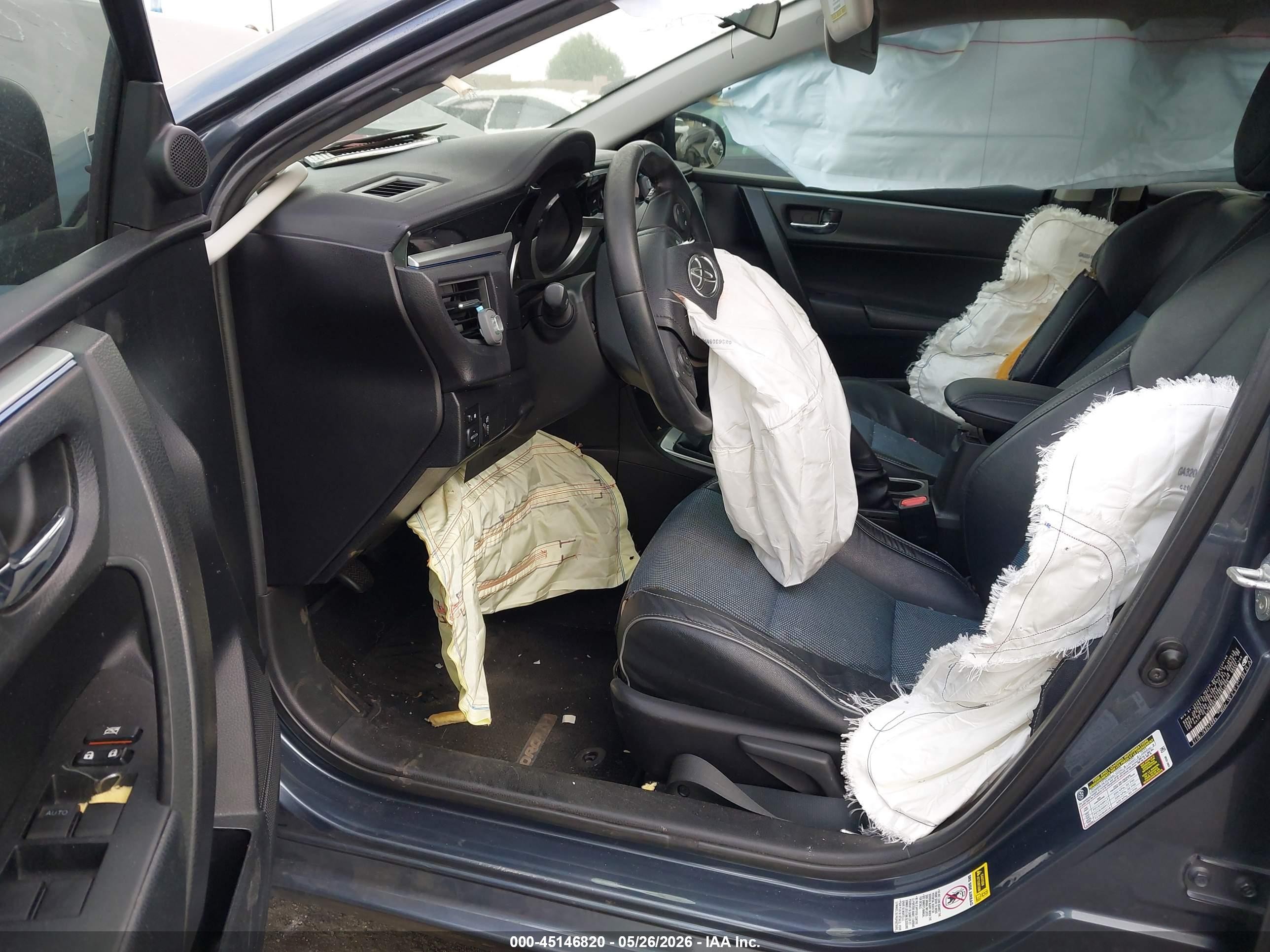 2014 Toyota Corolla S/s Plus/s Premium Серый vin: 5YFBURHEXEP033635