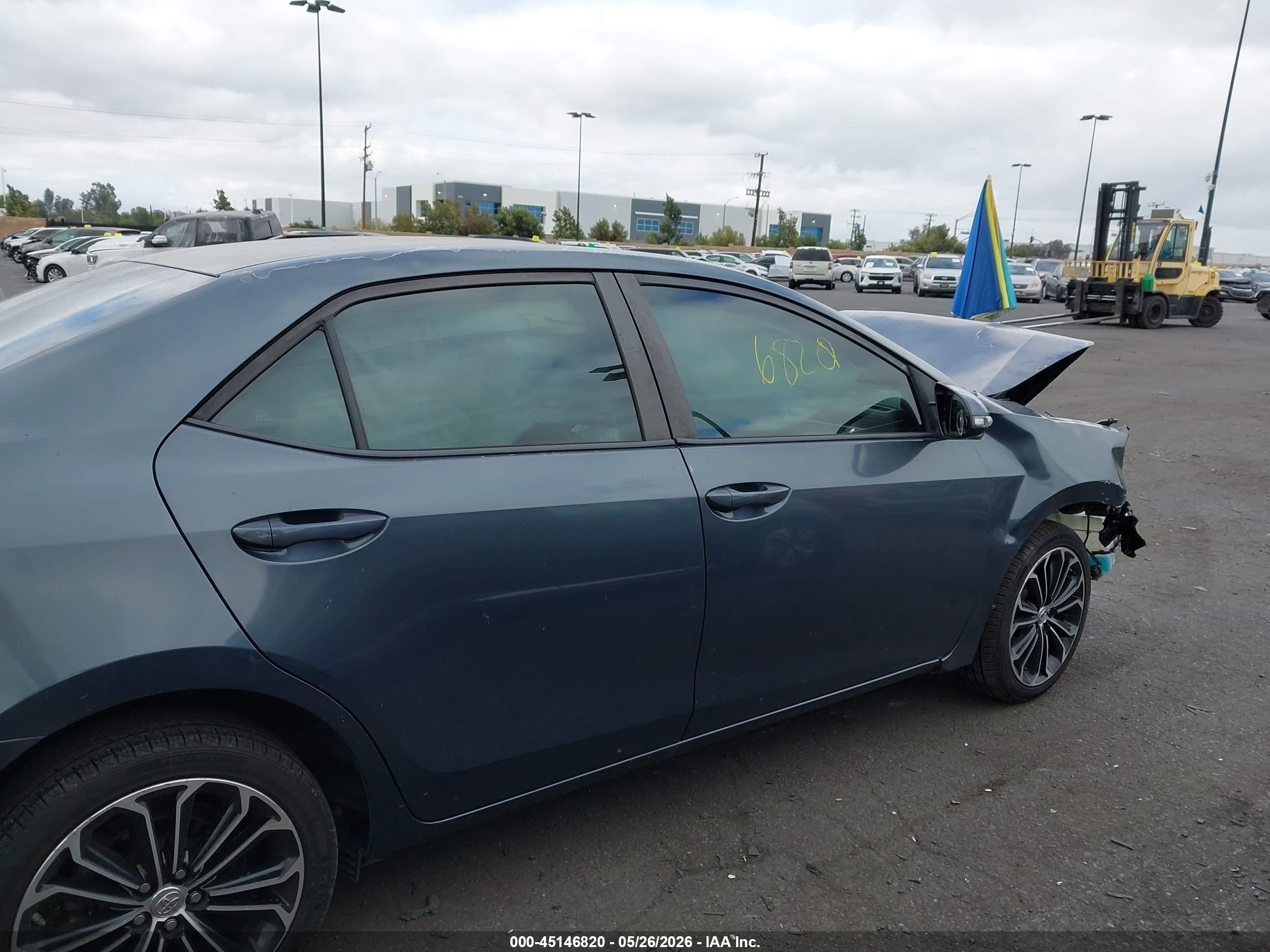 2014 Toyota Corolla S/s Plus/s Premium Серый vin: 5YFBURHEXEP033635