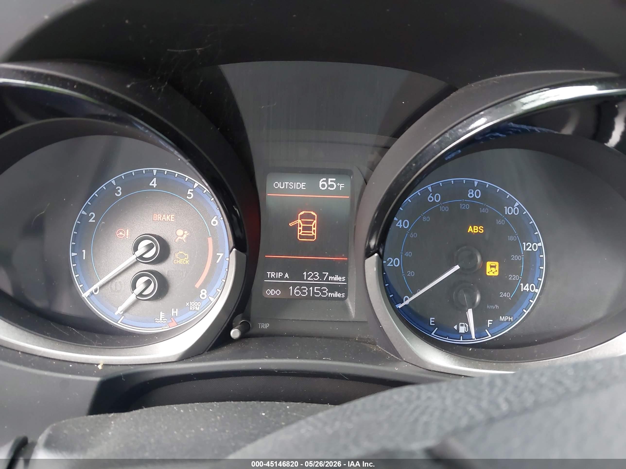 2014 Toyota Corolla S/s Plus/s Premium Серый vin: 5YFBURHEXEP033635