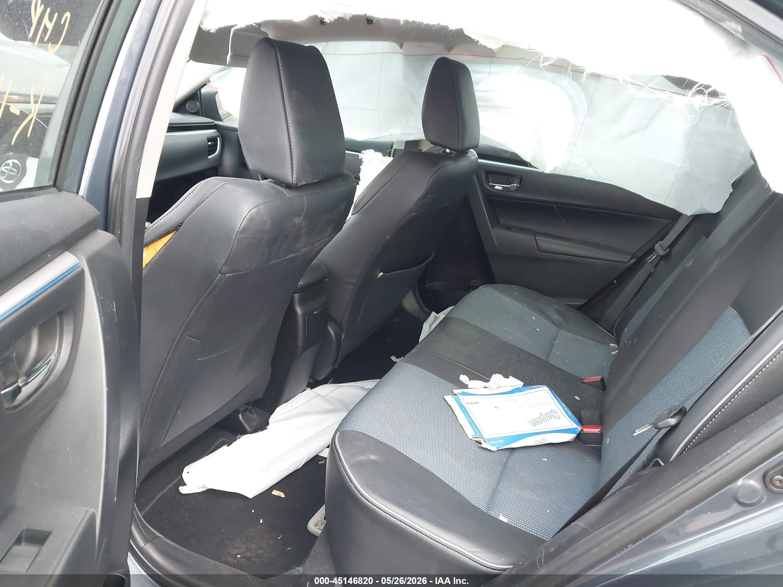 2014 Toyota Corolla S/s Plus/s Premium Серый vin: 5YFBURHEXEP033635