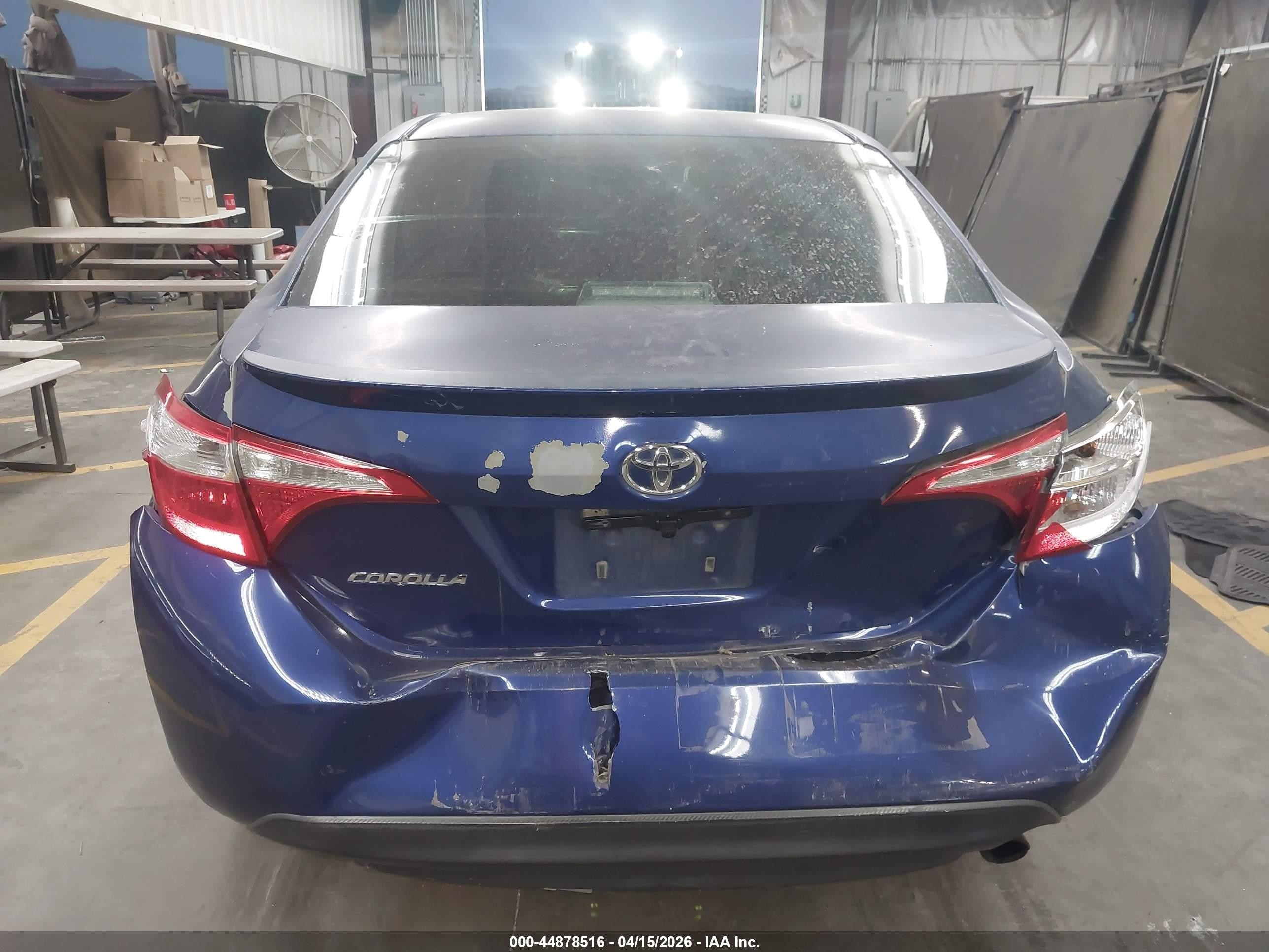 2014 Toyota Corolla S Plus Blue vin: 5YFBURHEXEP037880