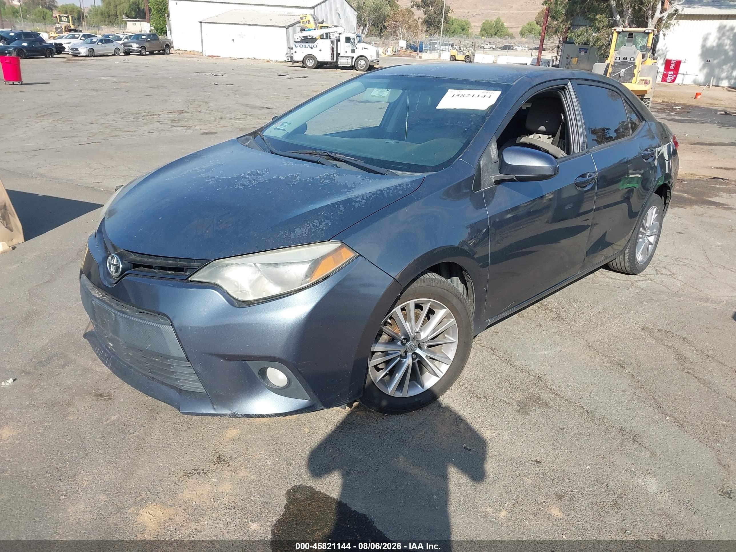 2014 Toyota Corolla Le Plus Gray vin: 5YFBURHEXEP039211