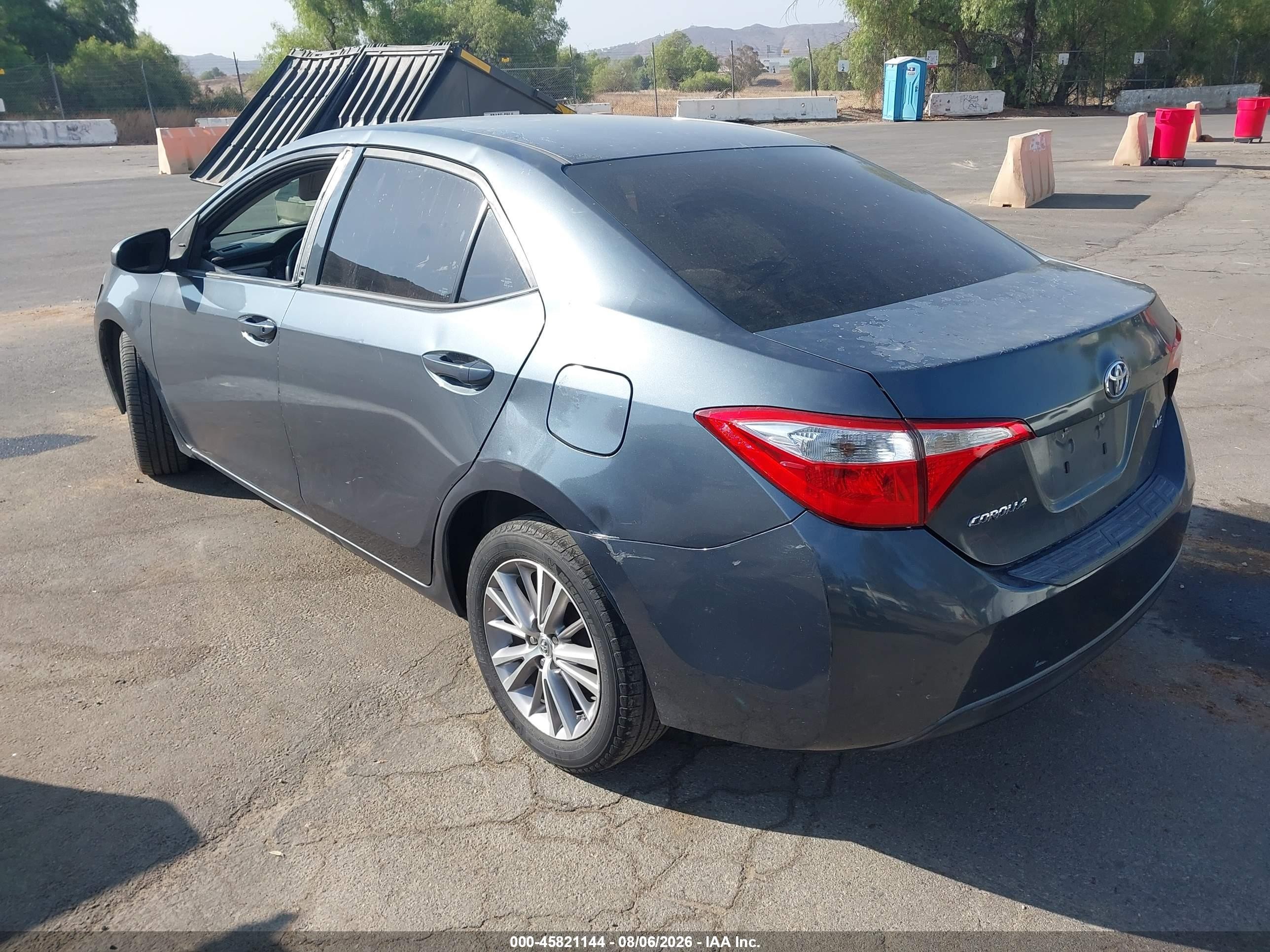 2014 Toyota Corolla Le Plus Gray vin: 5YFBURHEXEP039211
