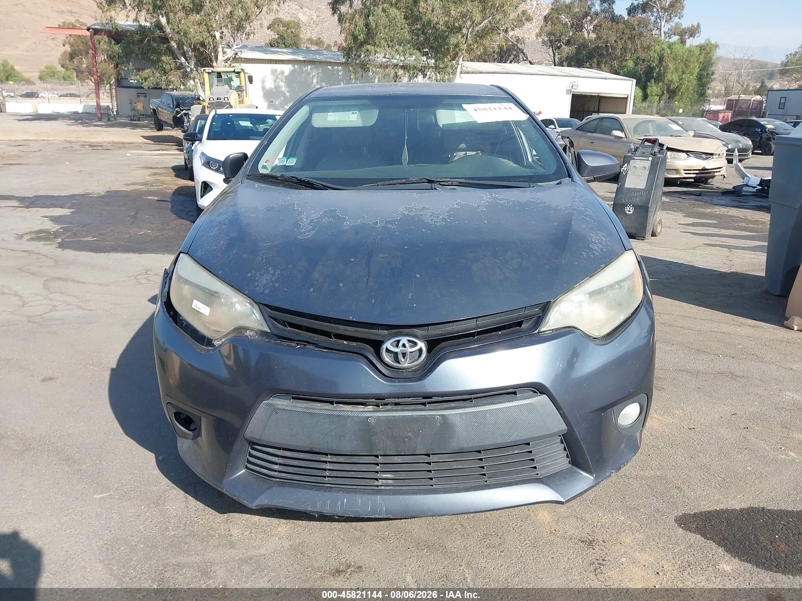 2014 Toyota Corolla Le Plus Gray vin: 5YFBURHEXEP039211