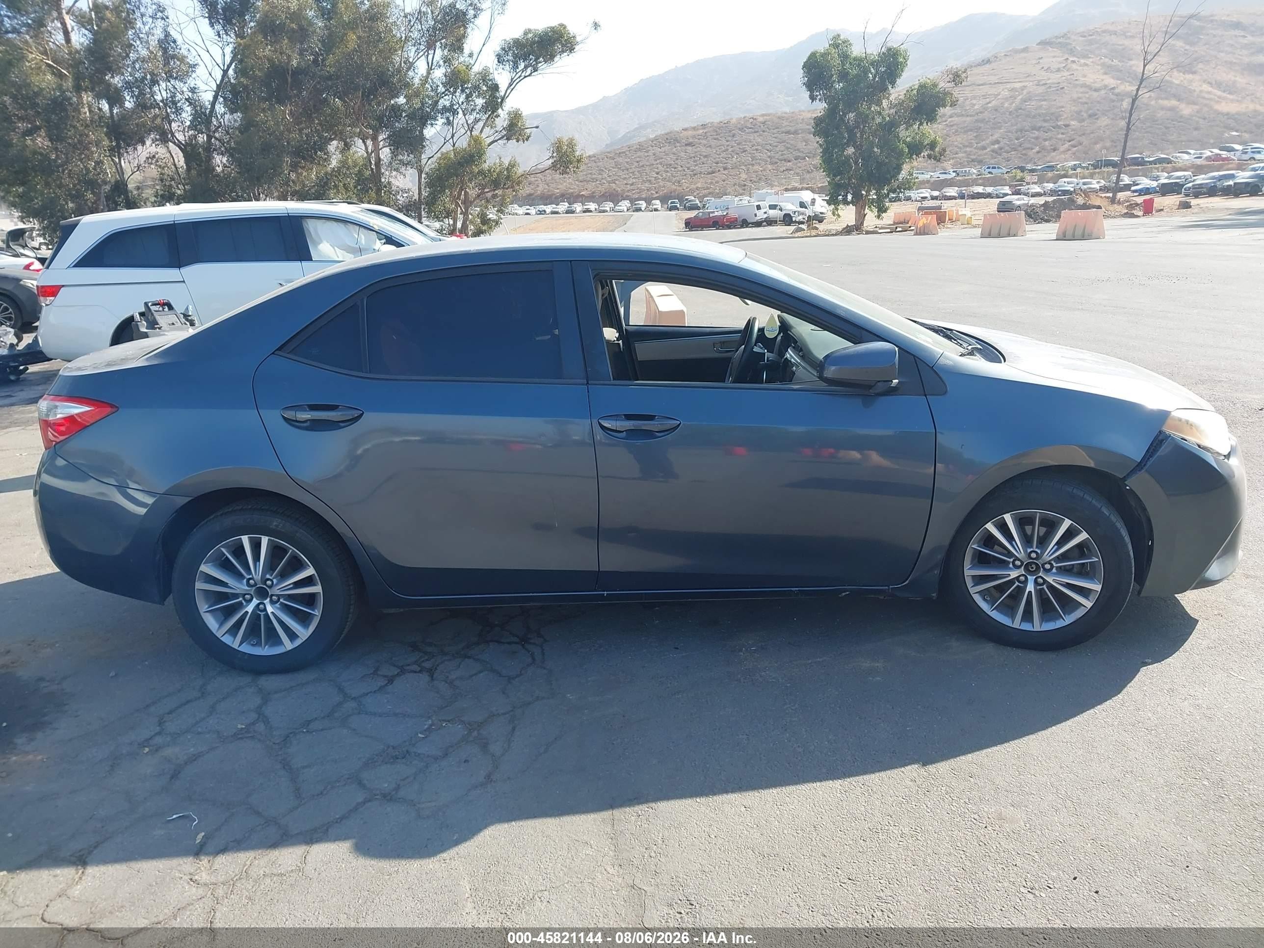 2014 Toyota Corolla Le Plus Gray vin: 5YFBURHEXEP039211