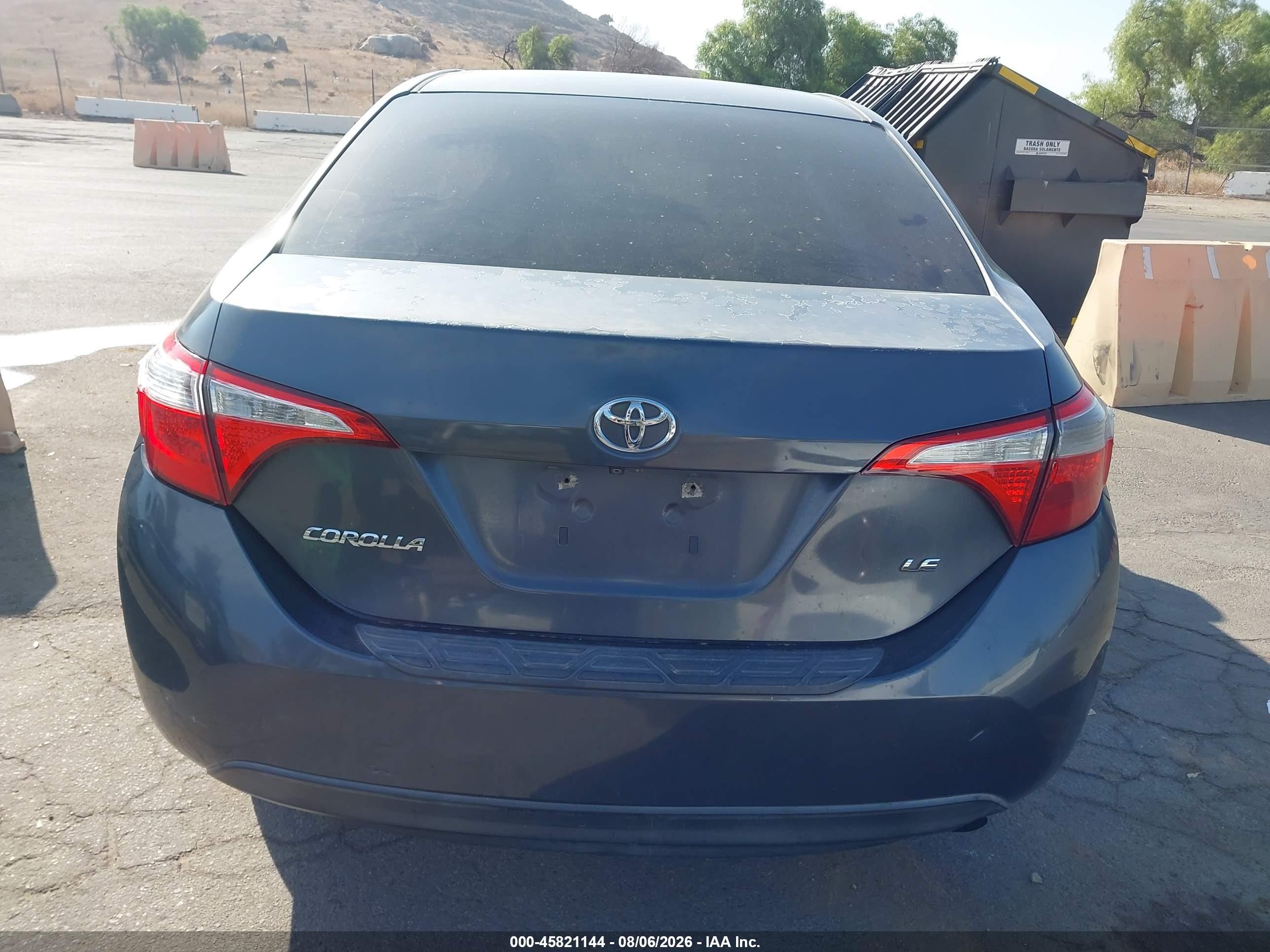 2014 Toyota Corolla Le Plus Gray vin: 5YFBURHEXEP039211