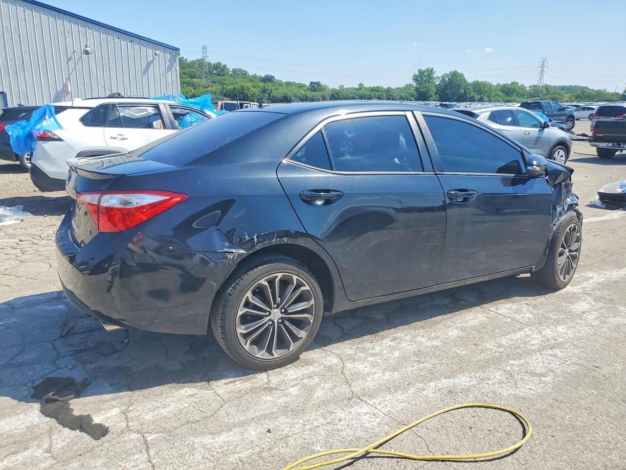 2014 Toyota Corolla S Premium Black vin: 5YFBURHEXEP050841