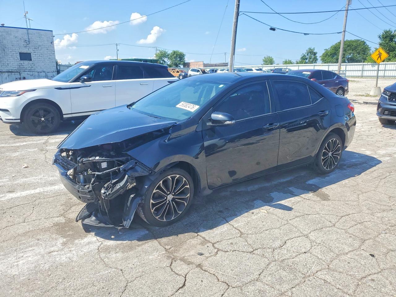 2014 Toyota Corolla S Premium Black vin: 5YFBURHEXEP050841