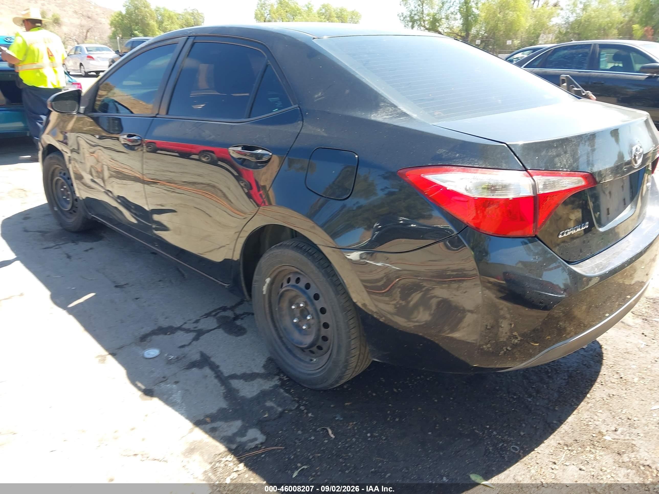 2014 Toyota Corolla Le Black vin: 5YFBURHEXEP061368