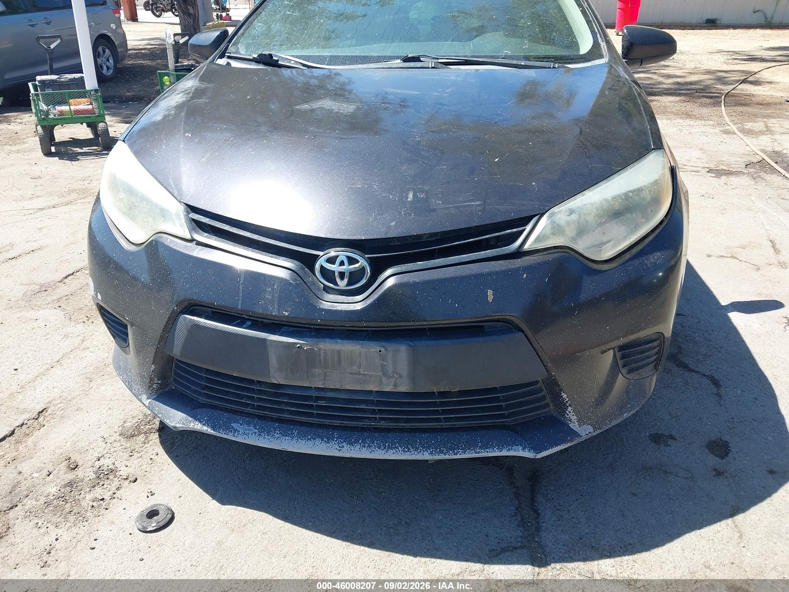 2014 Toyota Corolla Le Black vin: 5YFBURHEXEP061368