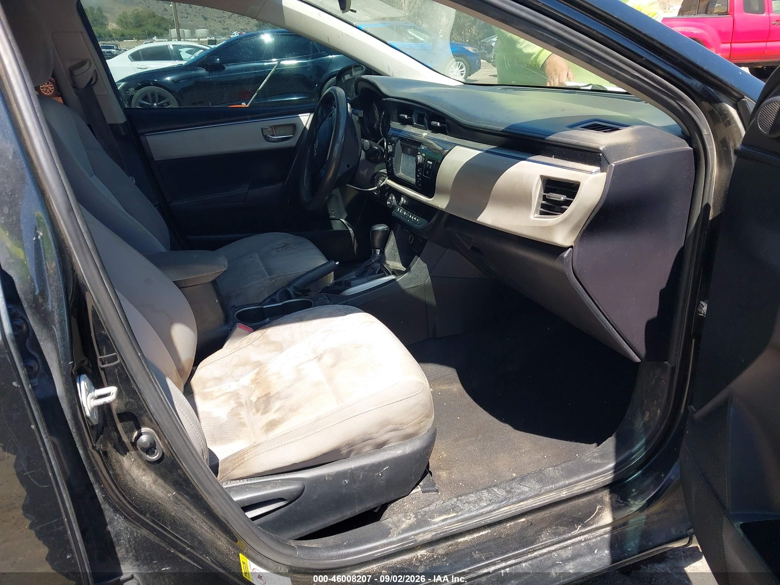 2014 Toyota Corolla Le Black vin: 5YFBURHEXEP061368