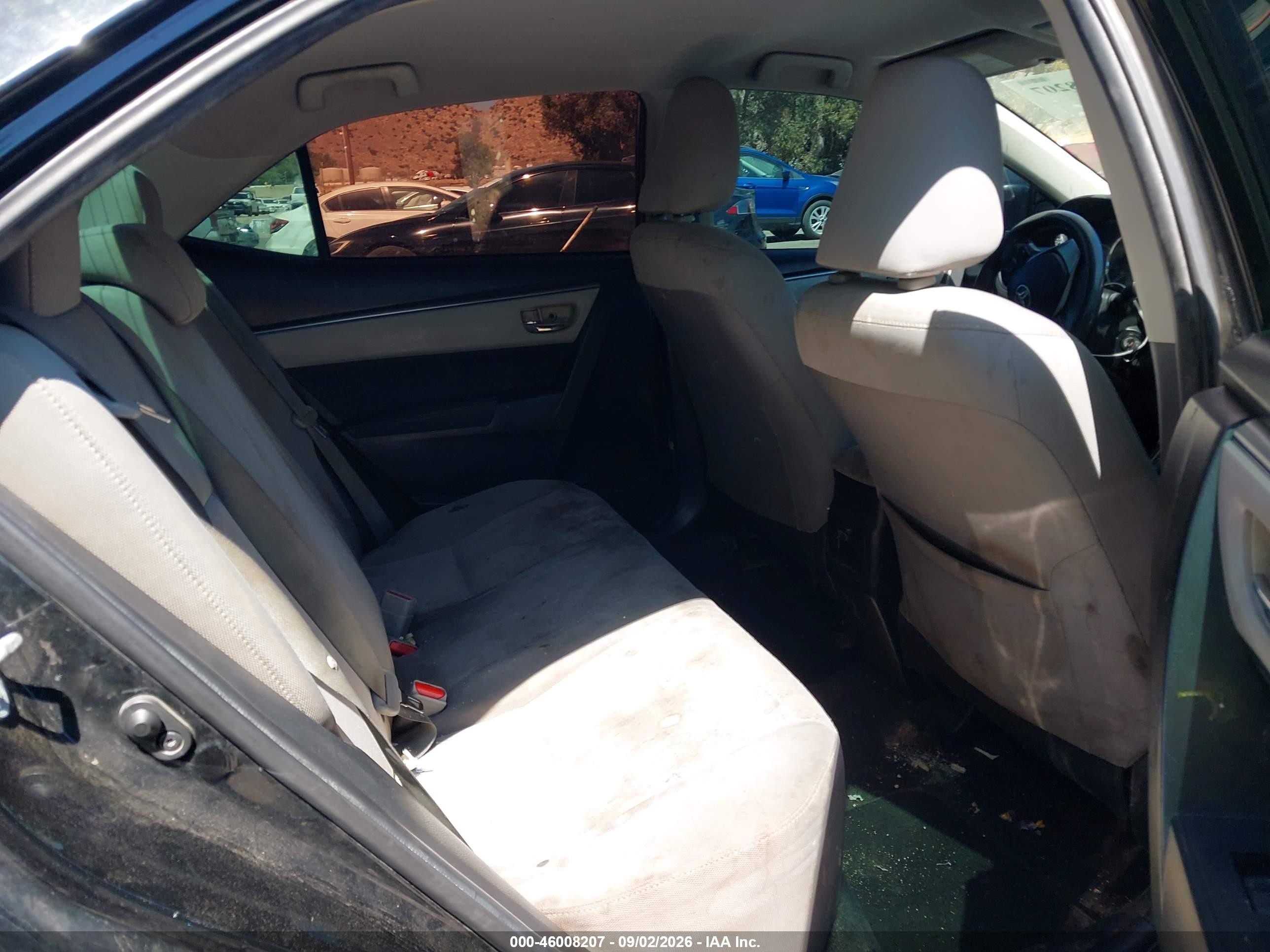 2014 Toyota Corolla Le Black vin: 5YFBURHEXEP061368