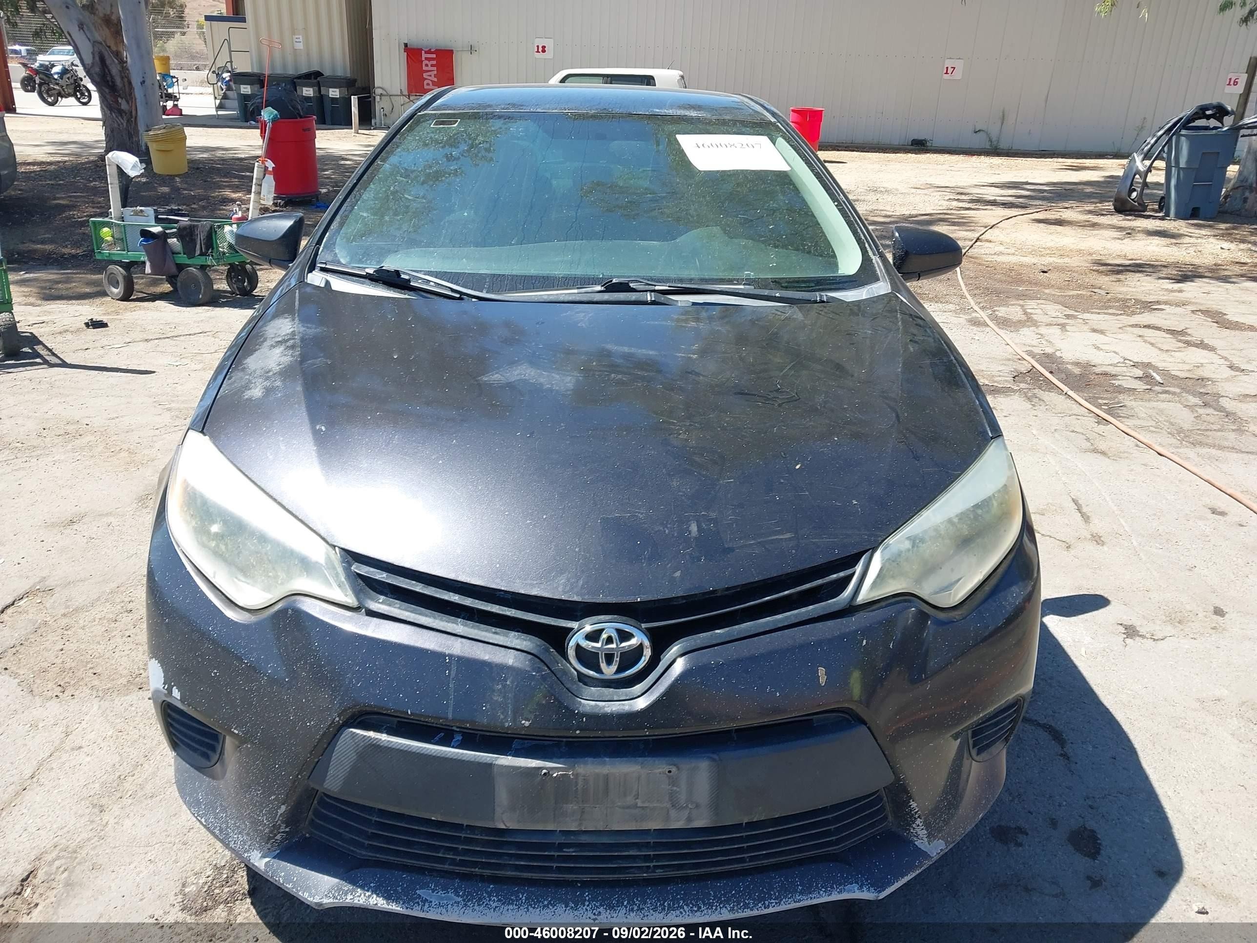 2014 Toyota Corolla Le Black vin: 5YFBURHEXEP061368