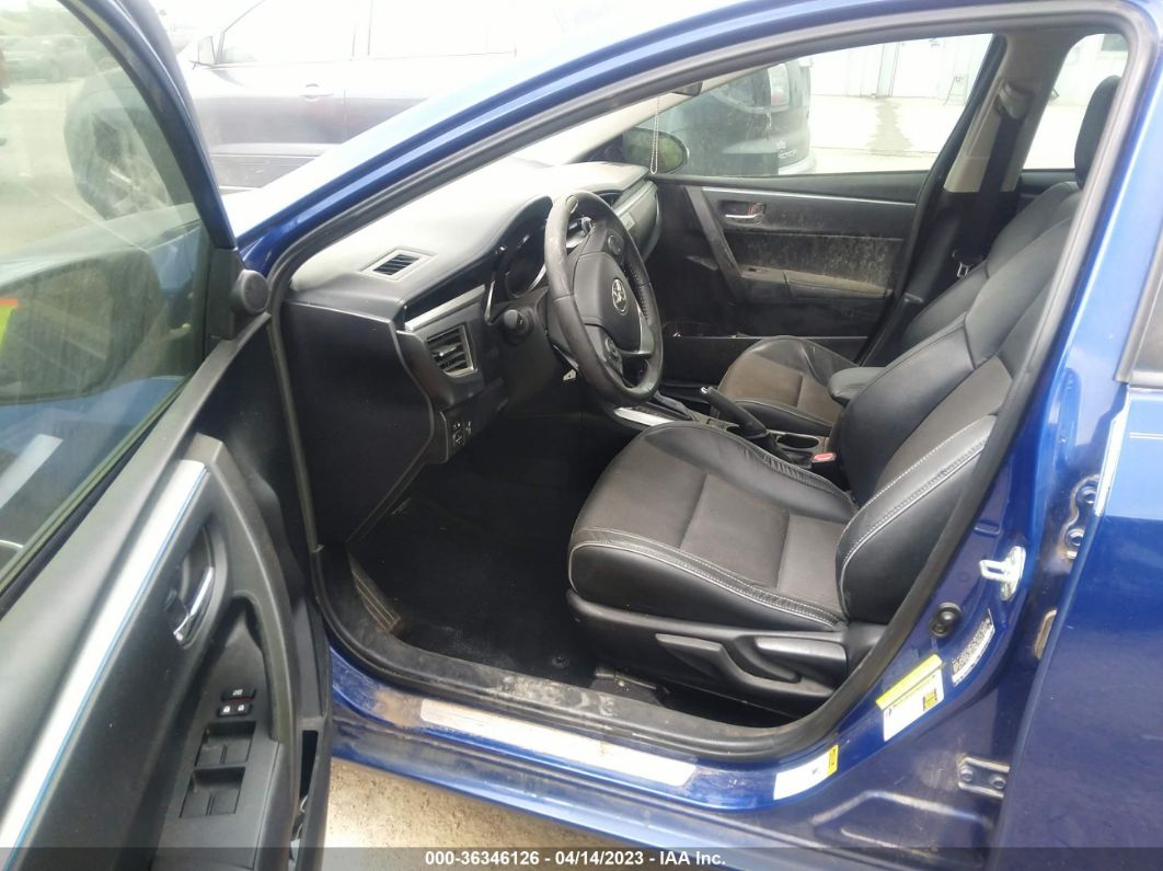 2014 Toyota Corolla L/le/s/s Plus/le Plus Blue vin: 5YFBURHEXEP063217