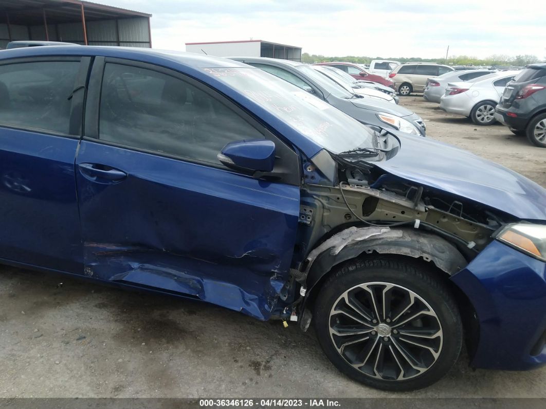 2014 Toyota Corolla L/le/s/s Plus/le Plus Blue vin: 5YFBURHEXEP063217