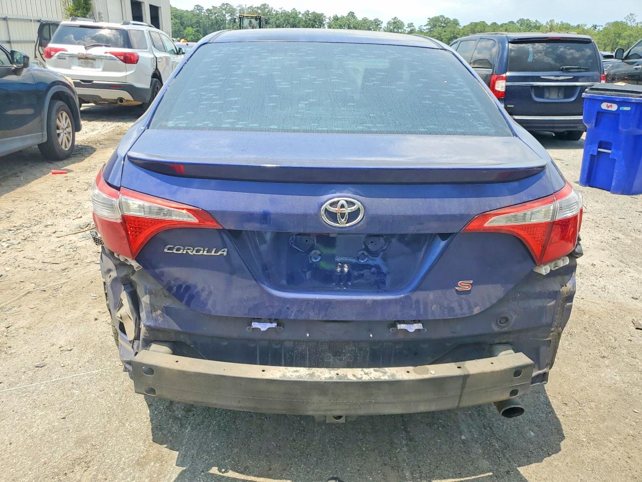 2014 Toyota Corolla S Plus Blue vin: 5YFBURHEXEP063217