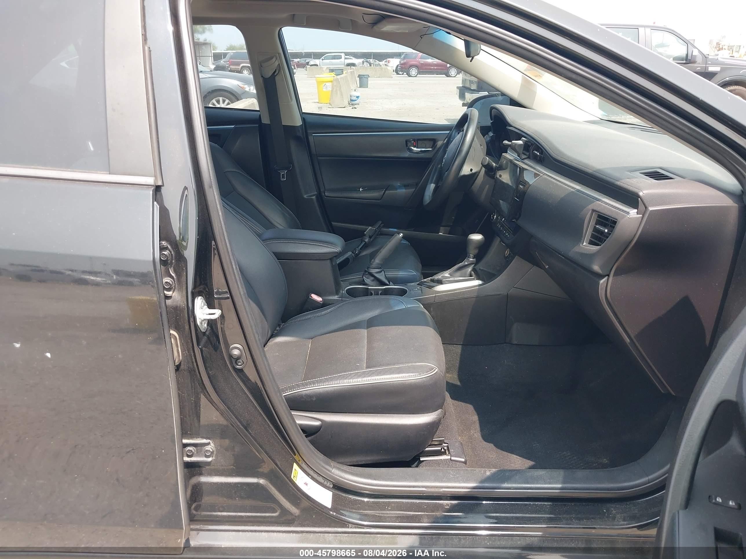 2014 Toyota Corolla Le Premium Black vin: 5YFBURHEXEP069521