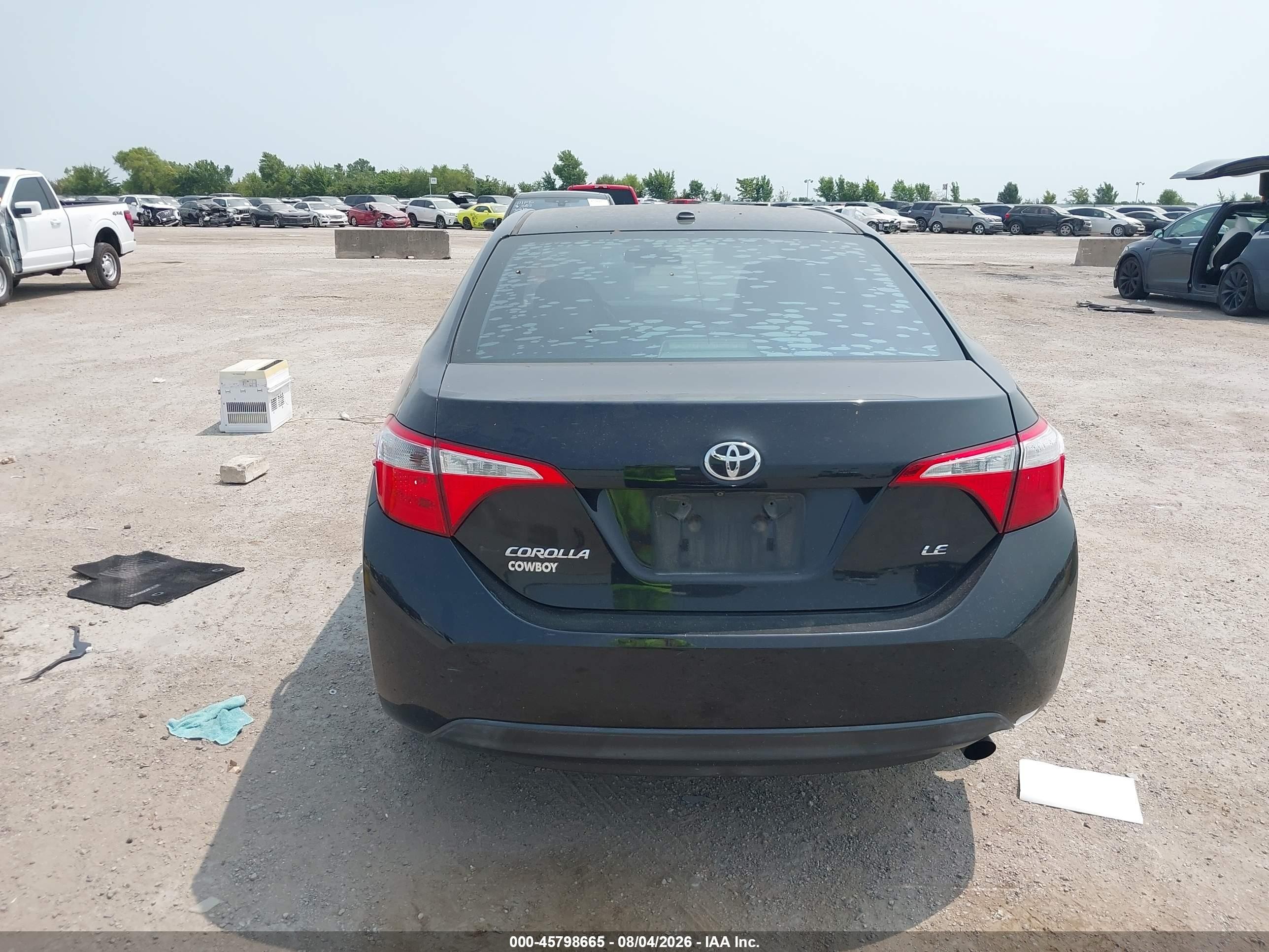 2014 Toyota Corolla Le Premium Black vin: 5YFBURHEXEP069521