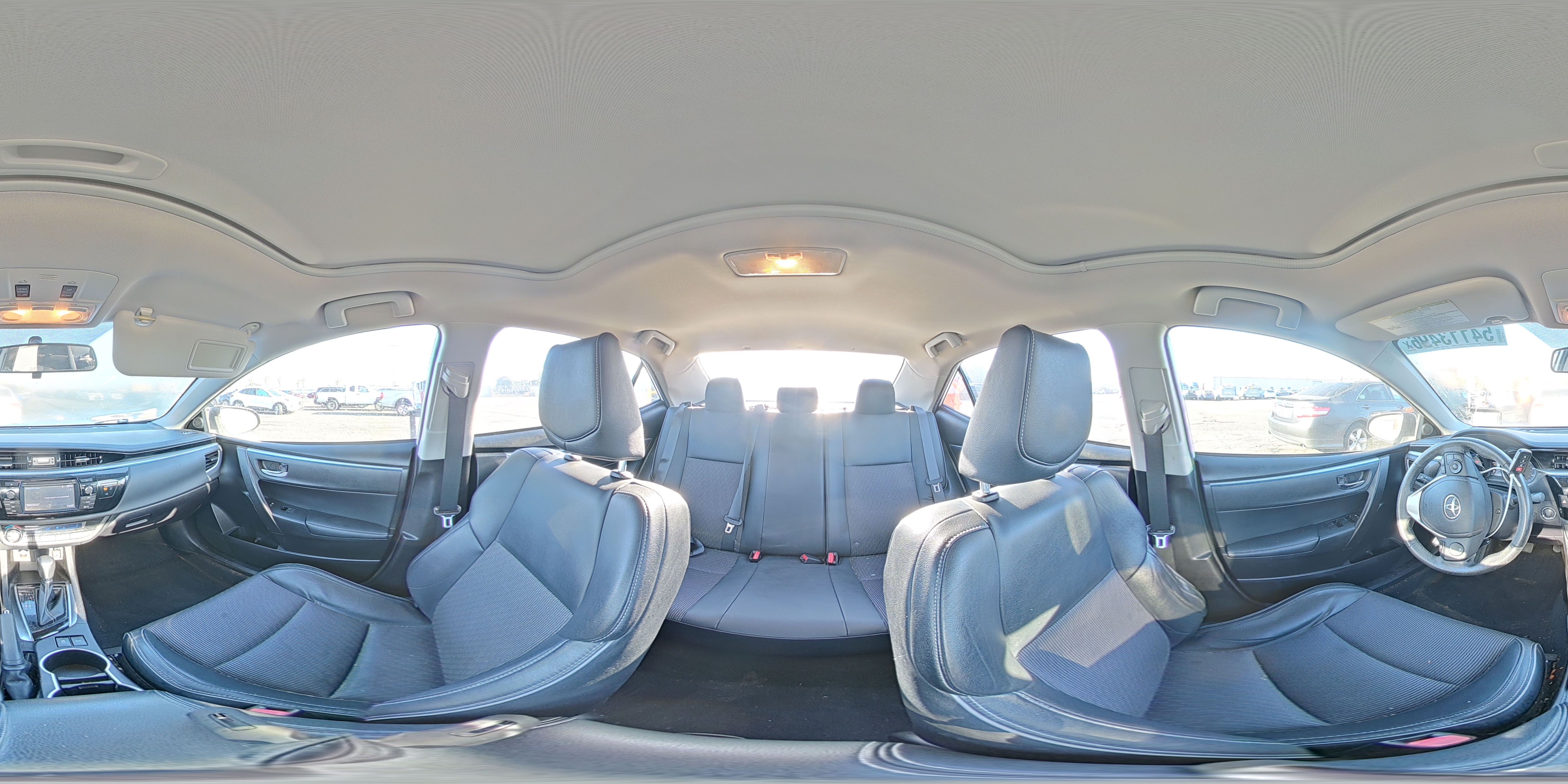 2014 Toyota Corolla S Plus Белый vin: 5YFBURHEXEP070832