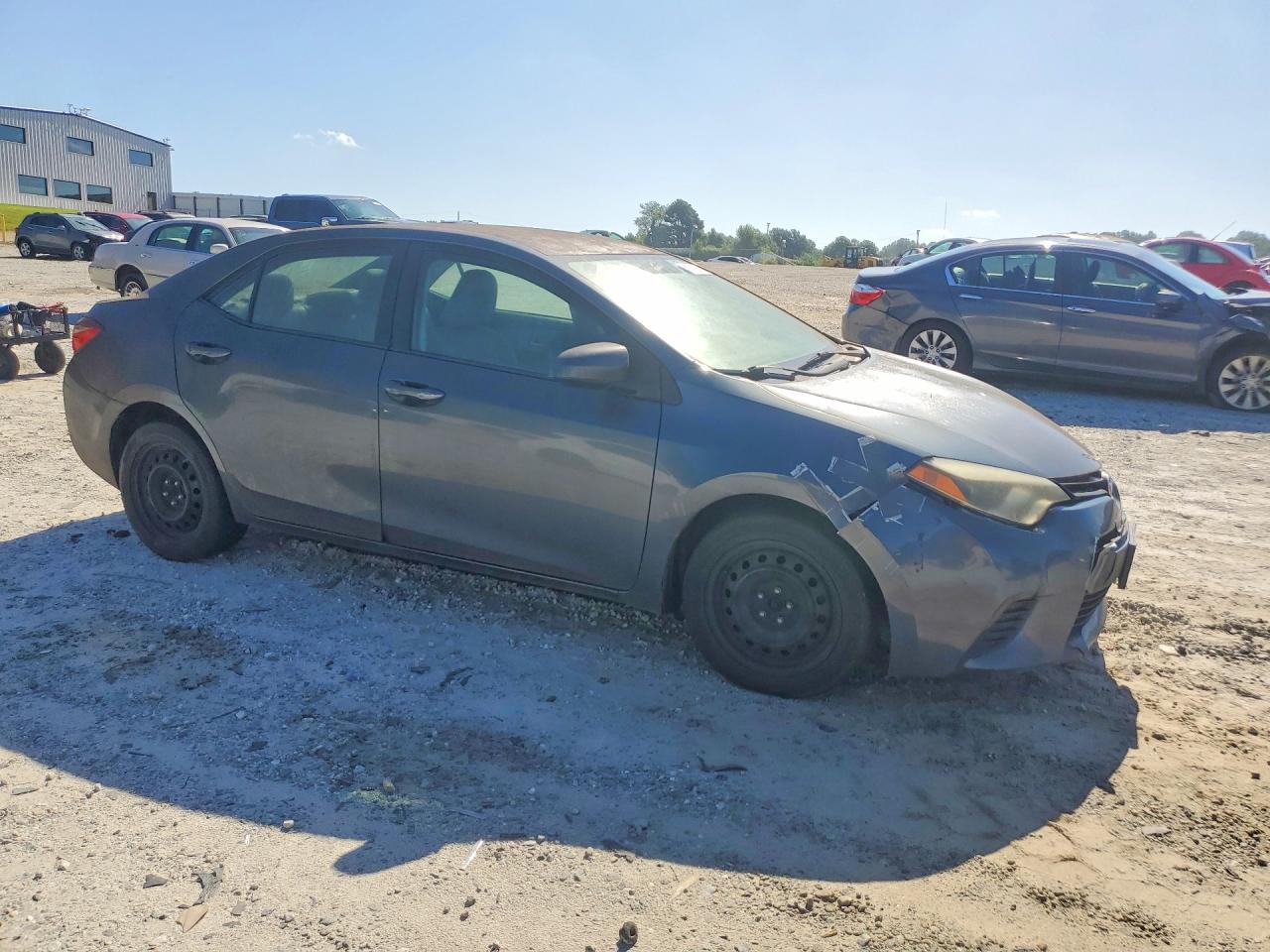 2014 Toyota Corolla Le Серый vin: 5YFBURHEXEP072080