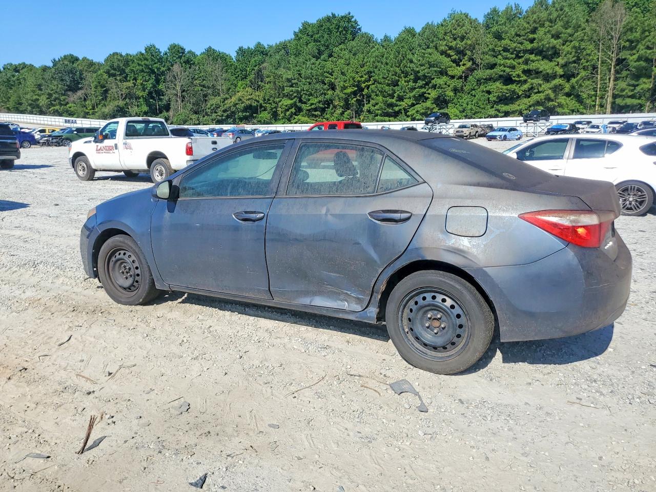 2014 Toyota Corolla Le Серый vin: 5YFBURHEXEP072080