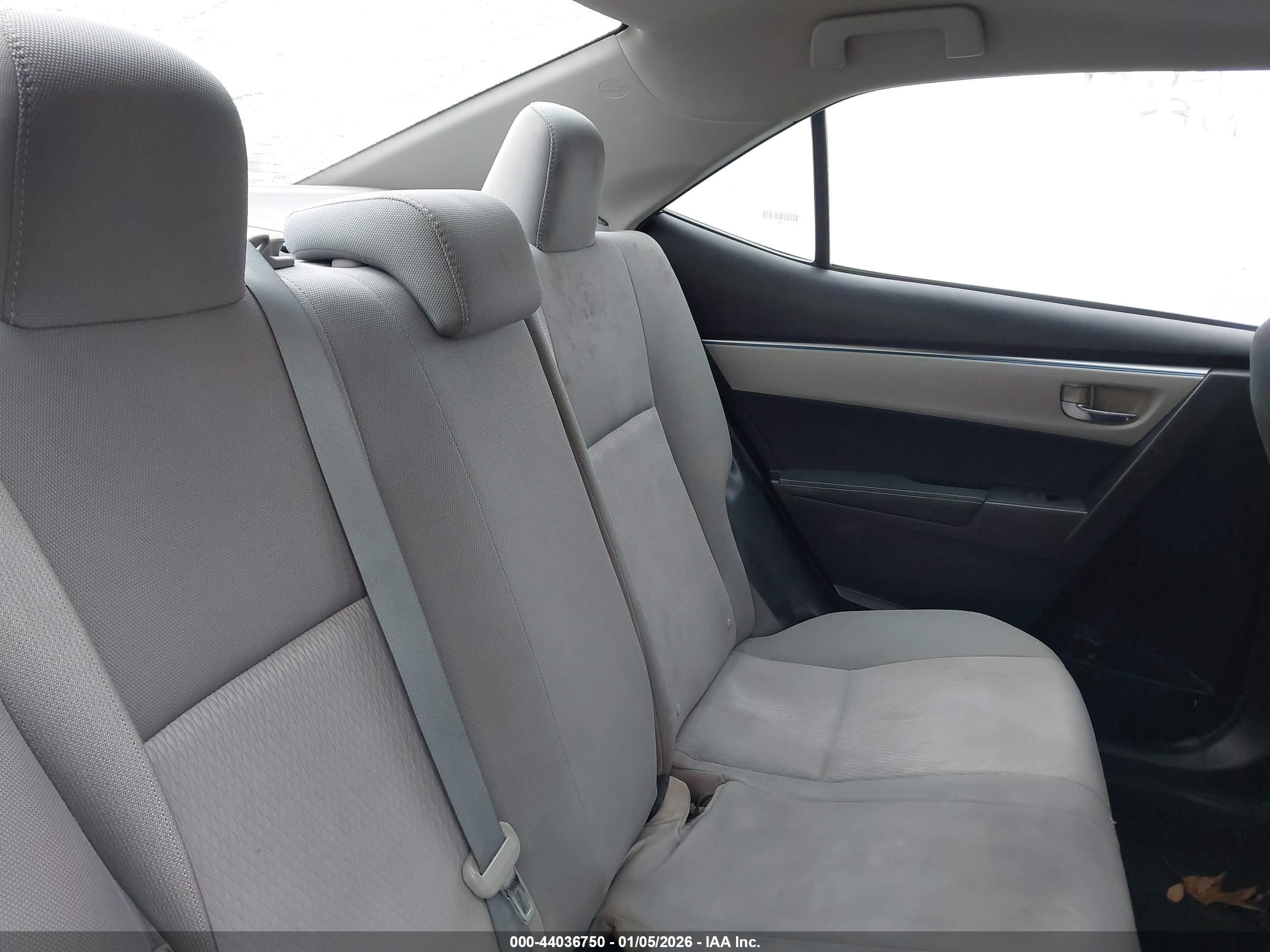 2014 Toyota Corolla Le Gray vin: 5YFBURHEXEP074203