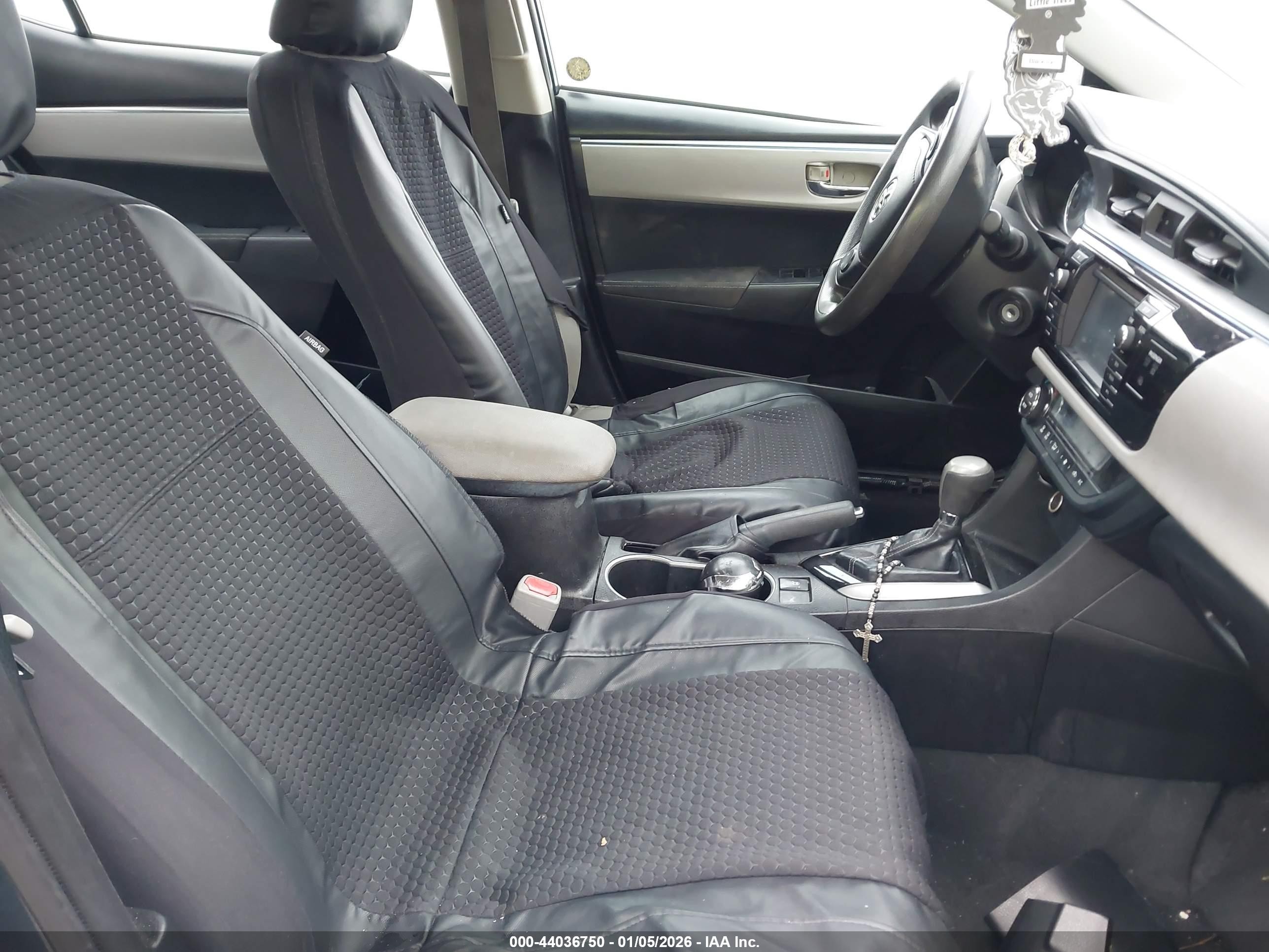 2014 Toyota Corolla Le Gray vin: 5YFBURHEXEP074203