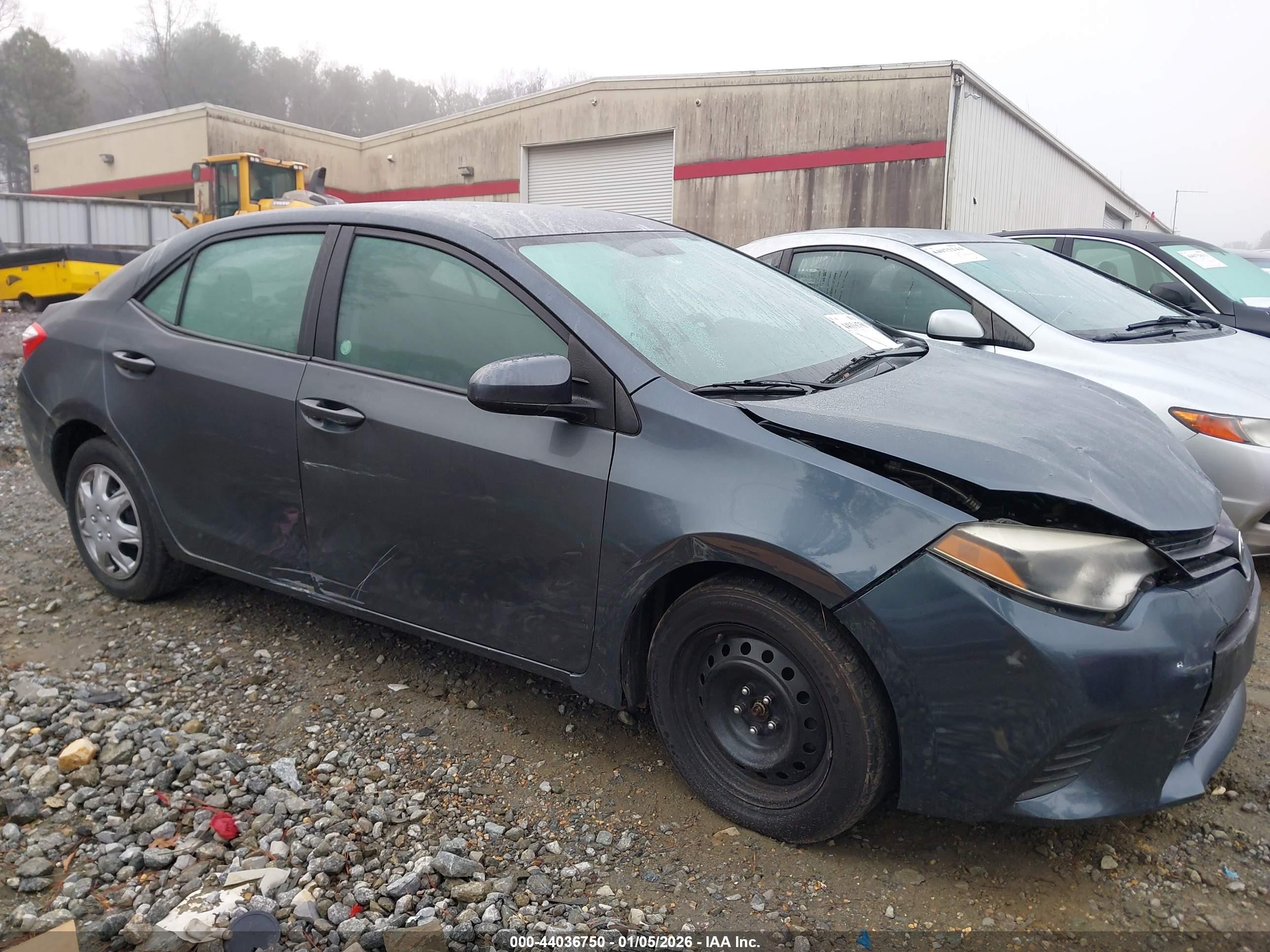 2014 Toyota Corolla Le Gray vin: 5YFBURHEXEP074203
