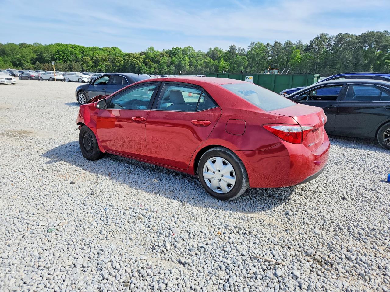 2014 Toyota Corolla Le Red vin: 5YFBURHEXEP092068