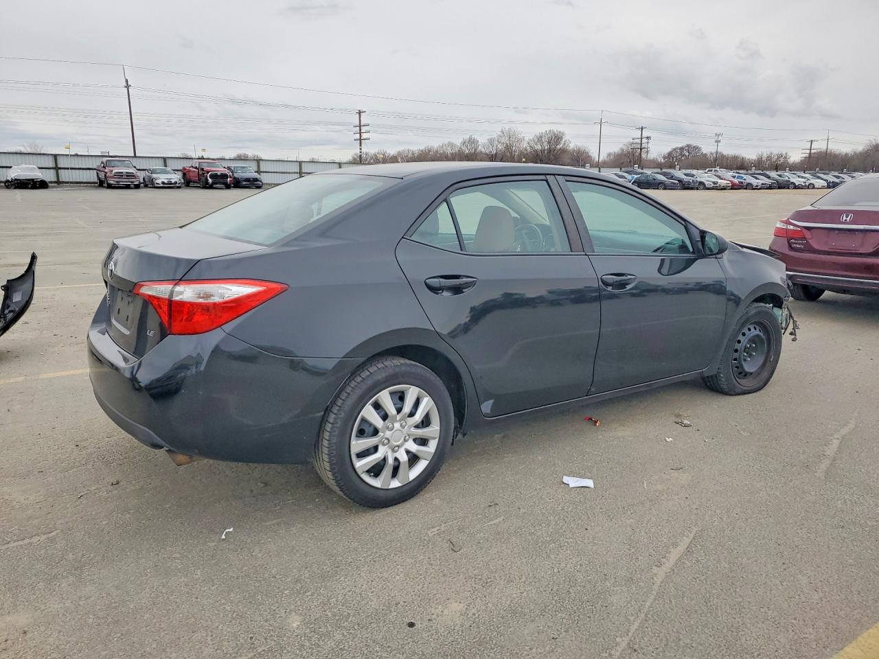 2014 Toyota Corolla Le Black vin: 5YFBURHEXEP097352