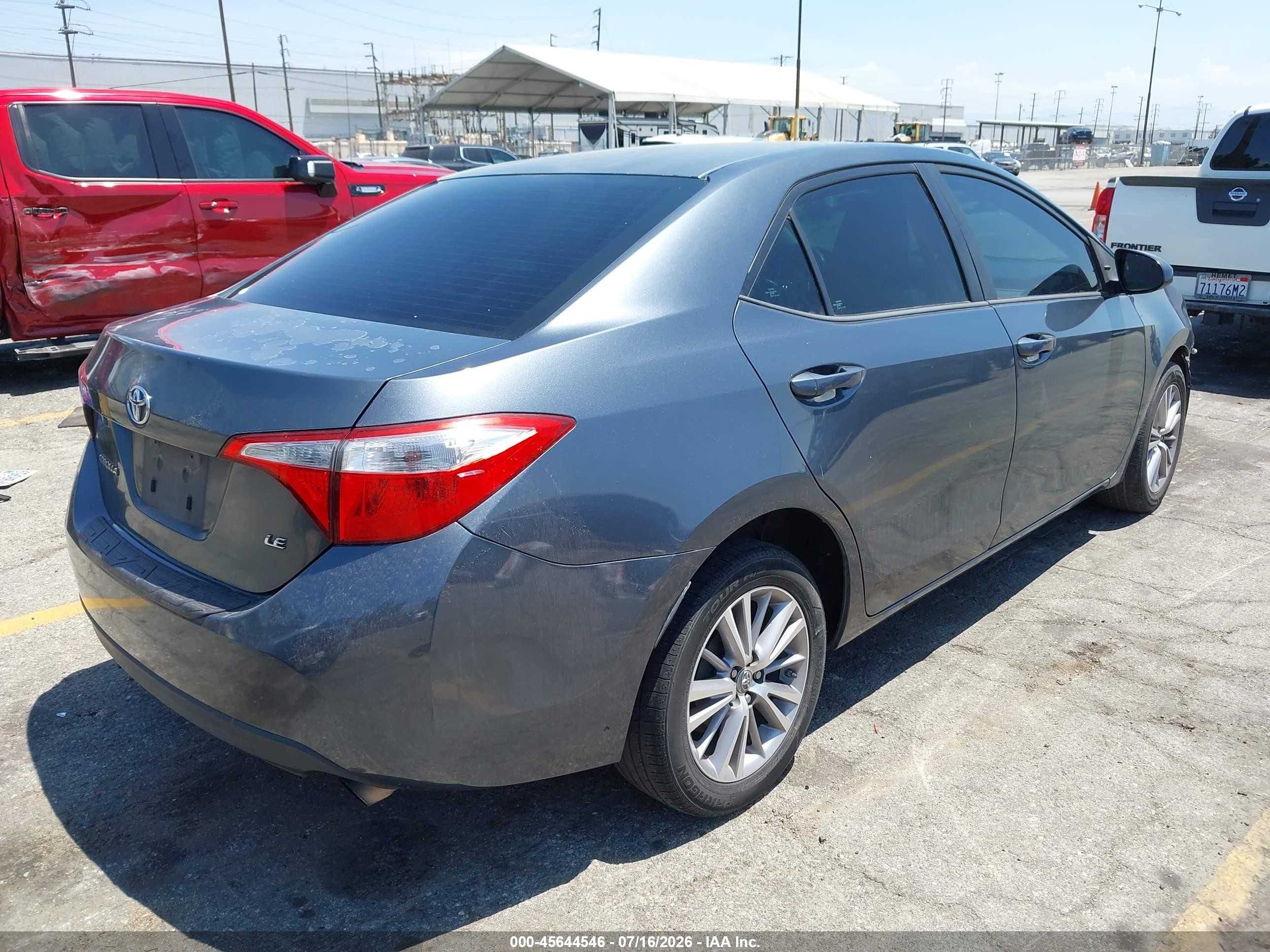2014 Toyota Corolla Le Plus Green vin: 5YFBURHEXEP099554