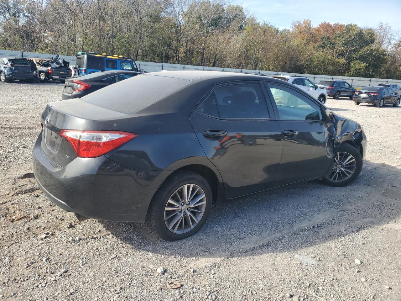 2014 Toyota Corolla L Серый vin: 5YFBURHEXEP112142